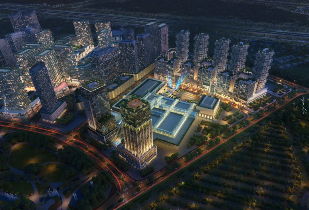 Luxury resort-style amenities with infinity pool and modern architecture